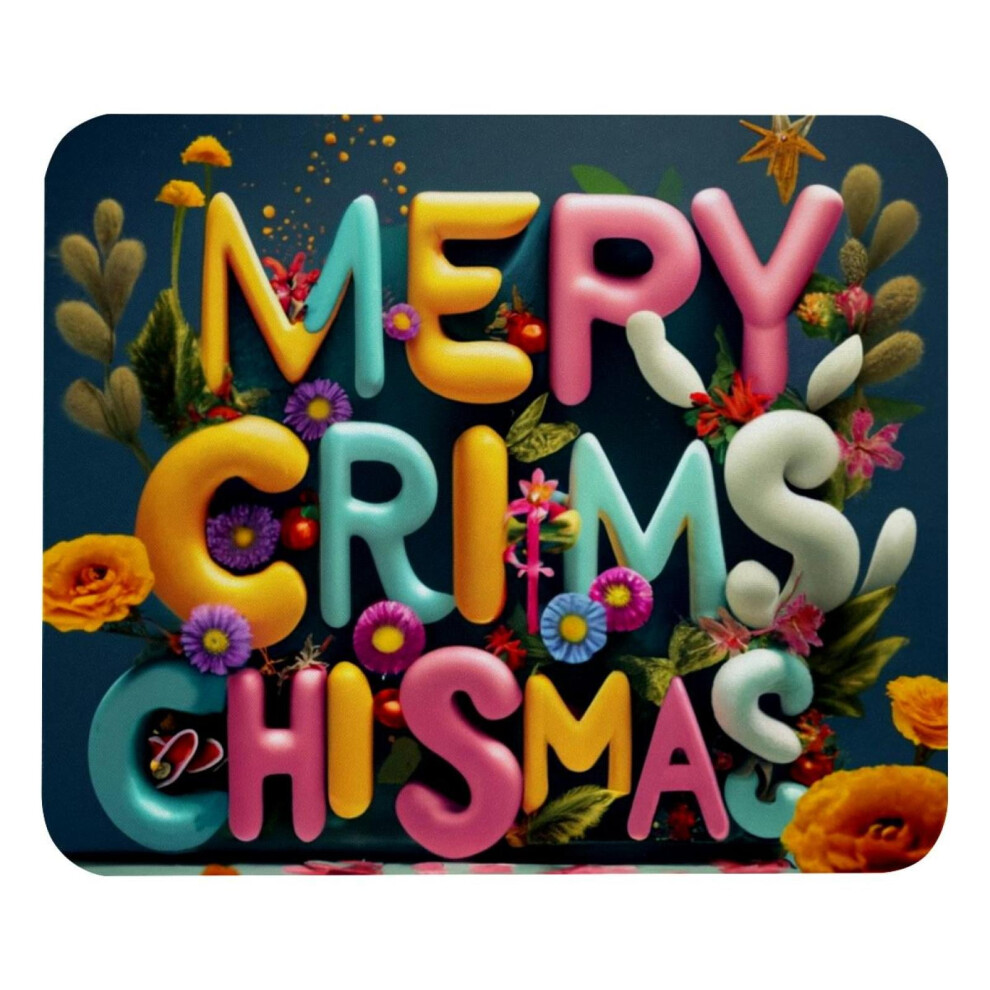 Christmas Mouse Pad With Non-Slip Base 8.3X9.8 Inches 917087600484