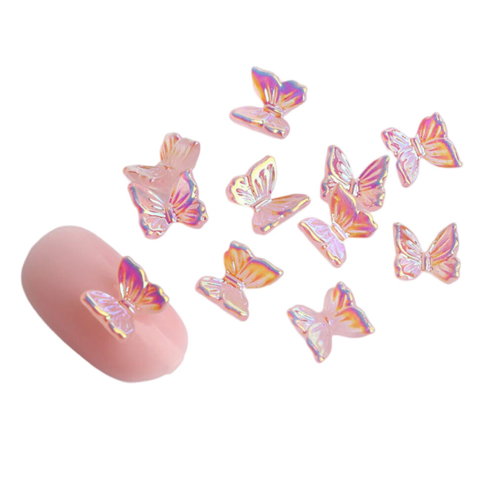 Butterfly Nail Art Decorations Resin 100 pcs