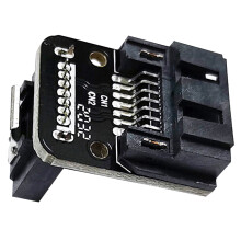 SATA 7Pin female-to-male right-angle adapter 6Gbps