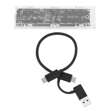 Jixopn M.2 NGFF SATA SSD Enclosure USB 3.1 Type-C 10Gbps