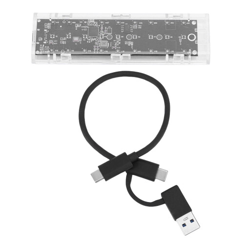 Jixopn M.2 NGFF SATA SSD Enclosure USB 3.1 Type-C 10Gbps
