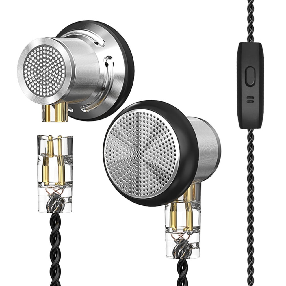Jixopn Wired Earphones Noise Cancelling Hifi Bass Silver 917087604000