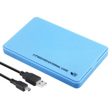 JIXOPN 2.5-inch HDD/SSD enclosure 480Mbps blue
