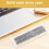 Jixopn M.2 NGFF SATA SSD Enclosure USB 3.1 Type-C 10Gbps 7