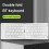 Jixopn Bluetooth keyboard ultra slim rechargeable full size 3
