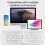 Jixopn Bluetooth keyboard ultra slim rechargeable full size 5