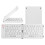Jixopn Bluetooth keyboard ultra slim rechargeable full size 6