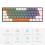 Jixopn T60 USB Mini Mechanical Gaming Keyboard Black Grey 2