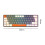 Jixopn T60 USB Mini Mechanical Gaming Keyboard Black Grey 4