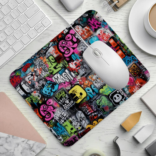 Doodle Mouse Pad 8.3 x 9.8 Inch Non-Slip Rubber Base 1