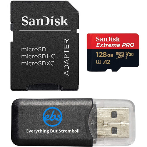 Micro SDXC Memory Card Extreme Pro 128GB