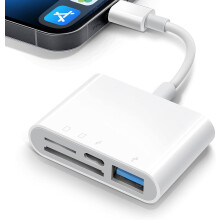 SD/TF Card Reader for iPhone and iPad 4-in-1