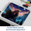 Starry Eagle Mouse Pad 8.3 x 9.8 inches Non-Slip Rubber Base 6