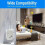 WiFi range extender 1200Mbps white 5