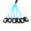 jixopn SATA3.0III6Gbps SAS-kabel til server SATA7Pin til SATA7Pin datakabel 4