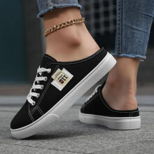 (White, 39) Women'S Casual Sneakers, Comfortable Slip-On Shoes with Soft Sole, All-Season All-Purpose Sneakers