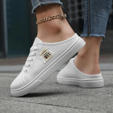 (Blue, 35) Women'S Casual Sneakers, Comfortable Slip-On Shoes with Soft Sole, All-Season All-Purpose Sneakers