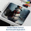 Χριστουγεννιάτικο Χιονάνθρωπο Ρετρό L Mouse Pad με Αντιολισθητική Βάση από 6
