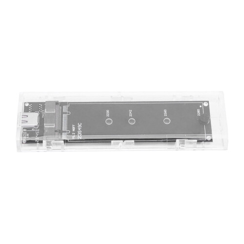 Jixopn M.2 NGFF SATA SSD Enclosure USB 3.1 Type-C 10Gbps 1