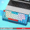 Jixopn T60 USB迷你机械背光游戏键盘 蓝白蓝轴 5