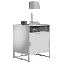 (Matt, Modern/Contemporary) Metal bedside table side table Flokas L