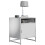 (Matt, Modern/Contemporary) Metal bedside table side table Flokas L 1