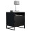 (Matt, Modern/Contemporary) Metal bedside table side table Flokas L 1