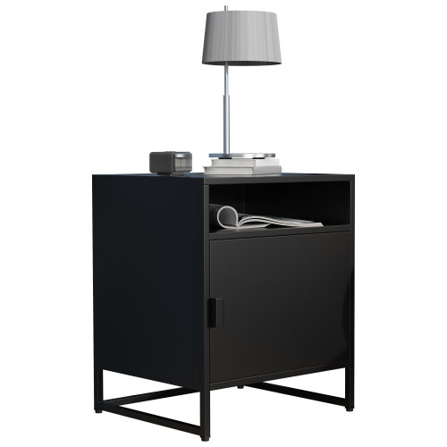 (Matt, Modern/Contemporary) Metal bedside table side table Flokas L