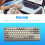 Bluetooth Wireless Silent Keyboard with Custom Keypad 5