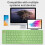Bluetooth Keyboard for Android iOS Windows, Ultra Slim 4