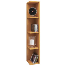 (Matt, Wood) Wood Stand Shelf Decoration Corner Rack Honsa
