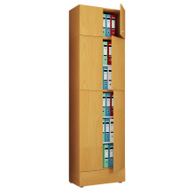 (Chipboard, Brown) Office cupboard file cabinet Lona 5-Piece AS