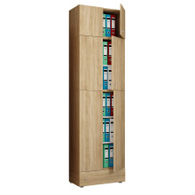 (Chipboard, Brown) Office cupboard file cabinet Lona 5-Piece AS