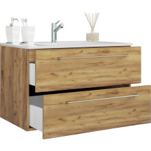 (Matt, Single Basin) 2-part washbasin washbasin Badinos 2