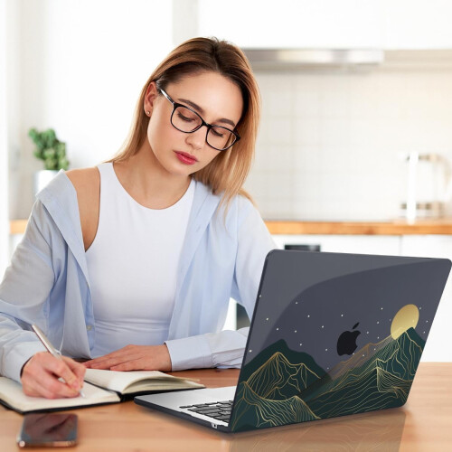 Θήκη για MacBook Air M22022, έκδοση A2681, γυαλιστερό σκληρό κάλυμμα με προστατευτικό οθόνης 2