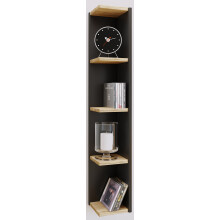 (Matt, Wood) Wood Stand Shelf Decoration Corner Rack Honsa