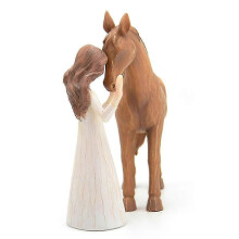 Gaver til kvinner som elsker hester – håndmalt harpiksfigur av hest