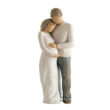 Sculpture familiale en résine de style américain, cadeau de décoration intérieure symbolique pour un anniversaire, un anniversaire ou Noël.
