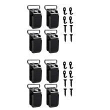 Lot de 8 pinces de fixation robustes et antidérapantes pour tapisseries murales, tapis, moquettes et couvertures.