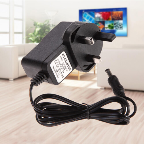 Jixopn AC Adapter UK Plug 5.52.5mm 5V 2A 1