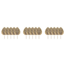 15 éventails décoratifs tropicaux bohèmes en feuilles de palmier séchées naturelles pour la maison, la cuisine et les mariages