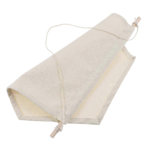 Bannière murale décorative en toile beige à épingles (1 pièce)