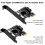 USB 3.0 PCI Express 扩展卡 5Gbps 半高 6