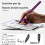 Magnetic Stylus Pen with 4096 Pressure Sensitivity 3 Tips 7