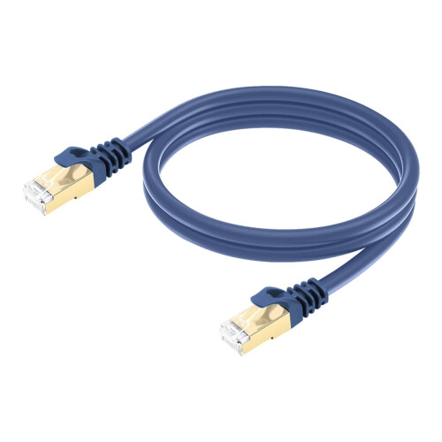 Cat8 Ethernet Cable 40Gbps 2000MHz Shielded 1m 1