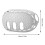 Silicone Protective Cover for Meta Quest VR Headset Gray 3