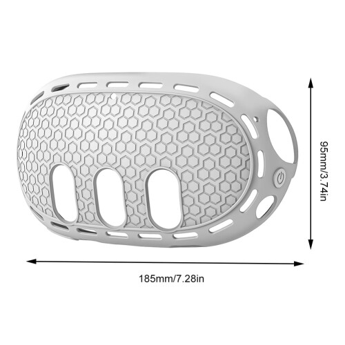 Silicone Protective Cover for Meta Quest VR Headset Gray 2