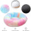 Donut Dog Bed Warm Round Washable Pink 4