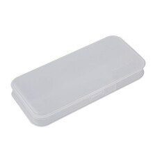 Frosted Transparent Pencil Case Double-Layer 1 Pack