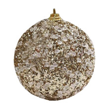 Christmas Ornament Balls Black Irregular 12 pcs